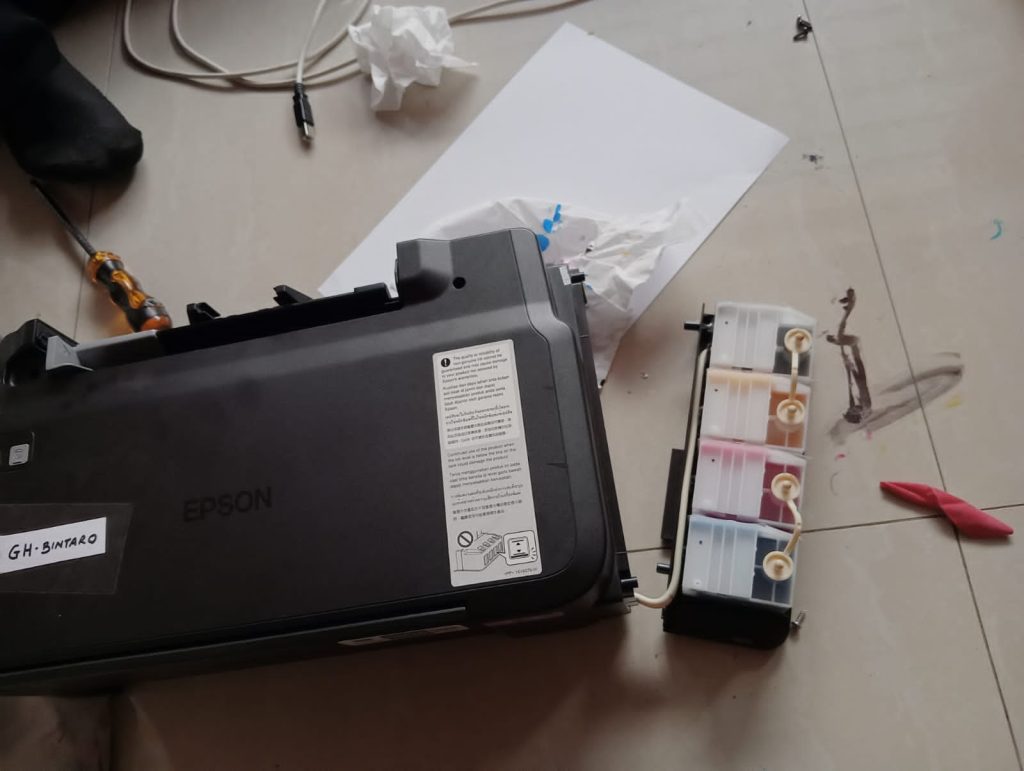 SERVICE JALUR TINTA